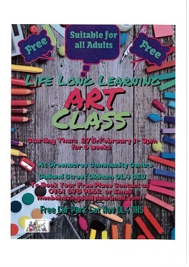 Art Classes Run by Own The Power Female Empowerment. Image